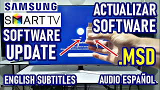 ACTUALIZAR SOFTWARE SMART TV SAMSUNG  SOFTWARE UPDATE SAMSUNG TVs ACTUALIZADO [upl. by Salokcin]