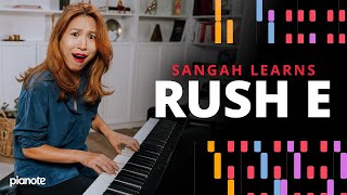 Professional Pianist Learns Rush E On The Spot 🔥 [upl. by Rosemary]