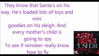 Justin Bieber and Usher  The Christmas Song Chestnuts [upl. by Ezalb]