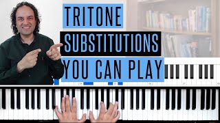 Tritones substitutions  how they work amp examples you can use [upl. by Nevai]