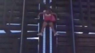 Woman Trapped on Drawbridge Rescued Caught on Tape [upl. by Notnarb]