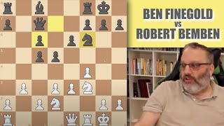 Ben Finegold vs Robert Bemben Michigan Open 1984 [upl. by Salahcin]