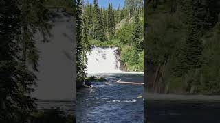 Lewis Falls Lewis River Yellowstone National Park Wyoming [upl. by Htinek]