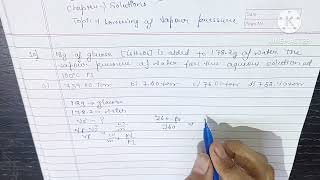 18g of glucose is added to 1782g of waterthe vapour pressure of water for this aqueous solution at [upl. by Mafala]