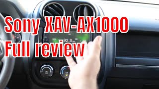 Sony XAVAX1000 62quot Apple CarPlay Media Receiver IS IT WORTH BUYING   full review [upl. by Nnyled]