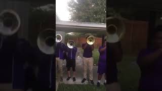 Edna Karr High Marching Band  Mellophone Fanfare [upl. by Nylesoy]