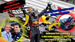 Race Week  Revive la Radio de Checo Pérez y el Chapuzón Tras Ganar el GP de Mónaco 2022 F1 [upl. by Sokram]