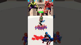 OMG 😯😯 HULK POWER VS SPIDER MAN 💪🥂 SUPER HERO 💪 GAMEPLAY FIGHT VIDEO shorts funnyvideo [upl. by Leiru]