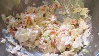 Seafood and Crab  For Dips Salads Sushi Wraps or Sub Sandwichs  PoorMansGourmet [upl. by Zetnwahs695]