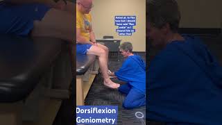 Dorsiflexion Goniometry [upl. by Manaker]