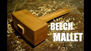 Woodworking  Beech Wood Joiners Mallet [upl. by Annayoj]