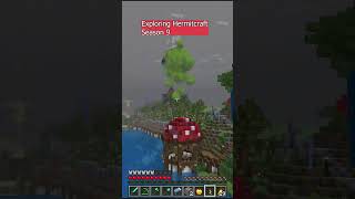 Exploring The Spawn in Minecraft Hermitcraft Season 9 World minecraft shorts [upl. by Kellyn]