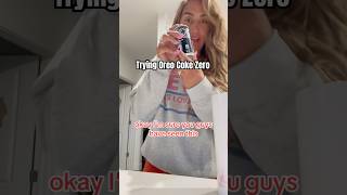 Trying Oreo Coke Zero for the first time trythis coke shorts [upl. by Erek]