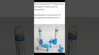 Blood Coagulation Test PTINR aPTT Test [upl. by Doreg]