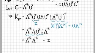 Random Processes  Covariance Matrix Diagonalization Example 02 [upl. by Ecnerolf]