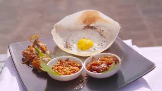 How to make the perfect Sri Lankan egg hoppers THE ISLAND KITCHEN BY JETWING [upl. by Ducan]