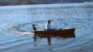 Kayak Portable Boat with Electric Steering [upl. by Artinahs]