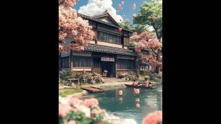 🏯 A Tranquil Journey Traditional Japanese House 🏯 fantasyworld [upl. by Akirret]