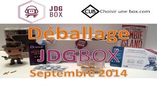 Déballage JDGBox  Septembre 2014 [upl. by Aizitel]