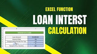 Excel Interest Calculation Function  How to calculate Cumulative Interest  function excel [upl. by Yrotciv]