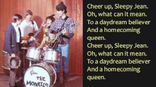 Daydream Believer The Monkees LyricsPictures [upl. by Ecertak]