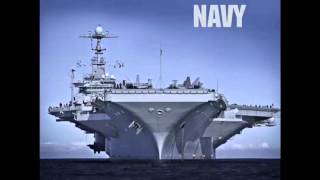 The US Navy Song Anchors Aweigh [upl. by Ihtraa]