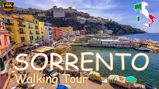 🇮🇹 Walking Tour in Sorrento in Italy  4K UHD video [upl. by Walker663]