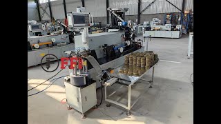 High Speed Coil Roofing Nail Collating Machine 2300pcsmin [upl. by Loree523]