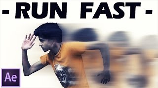 ► HOW TO RUN VERY FAST  The Flash amp QuickSilver  Adobe After Effects [upl. by Tcideneb]