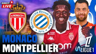 🔴MONACO  MONTPELLIER 21  ligue 1 [upl. by Swanhilda767]