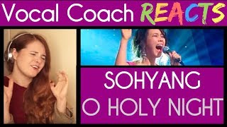 Vocal Coach Reacts to So Hyang singing O Holy Night [upl. by Dyche]