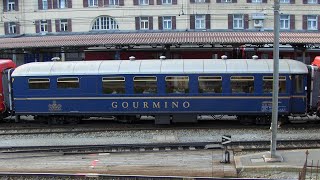 Gourmino Restaurant Car  Glacier Express  2008 [upl. by Salakcin105]