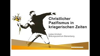 Christlicher Pazifismus in einer kriegerischen Welt  Gottesdienst 171124 [upl. by Ihteerp]