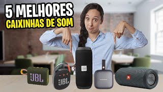 As 5 Melhores CAIXINHAS de Som Bluetooth  Boas e baratas a prova dágua [upl. by Critchfield159]