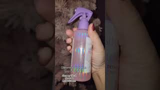 Have knotted hair Unicorn Hair Mist smells amazingly good detangling hair glimmerwish fyp [upl. by Cumings25]