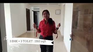 Eros Sampoornam 3 BHK3Toilet 1560 Sqft Apartment Tour [upl. by Rusert]