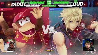 MINISH 83  DUC  Sinane Diddy Kong vs Zinogrine Cloud  LR5 [upl. by Aissej459]