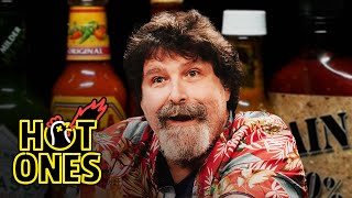 Mick Foley Has an Inferno Match Against Spicy Wings  Hot Ones [upl. by Ansel]