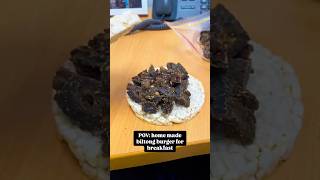 Biltong Burger biltong beefjerkyrecipe recipies food foodlover trail travel africa meat [upl. by Alamak]