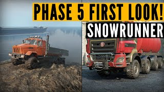 SnowRunner Phase 5 Build amp Dispatch new UPDATE maps amp new TRUCKS [upl. by Johnson642]