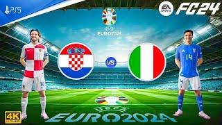 FC 24  Croatia vs Italy  UEFA EURO 2024 FINAL  PS5™ 4K60 [upl. by Hedvig4]