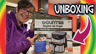 Gourmia 6qt Digital Air Fryer Unboxing [upl. by Amitie]