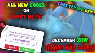 ALL NEW CODES on Adopt Me  December 2019  Roblox [upl. by Verney]