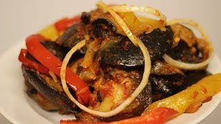 How to make a Snail Stew  African Giant Snail Recipe [upl. by Aennil]