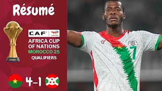 Résumé Burkina Faso VS Burundi  Qualifications Can 2025 Journée 3 [upl. by Engenia97]