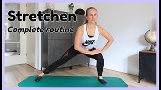 Stretch Routine  Rekken voor Beginners en Gevorderden  OPTIMAVITA [upl. by Aicela286]