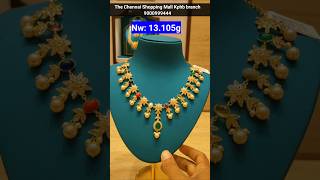 10 grams Beads Necklace l Lightweight Beads Jewellery l Latest Gold Chockers karthikamasam [upl. by Natty450]