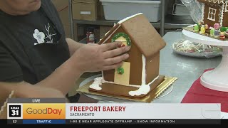 Gingerbread house kits at Freeport Bakery [upl. by Codd432]