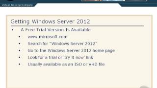 7 Getting Windows Server 2012 [upl. by Dolloff321]