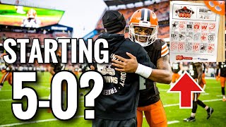 THE BROWNS WILL START OFF 50 NFL SCHEDULE REACTION [upl. by Aniluap]